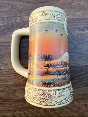 Miller Genuine Draft Ducks Unlimited Terry Redlin Welcome to Paradise Beer Stein